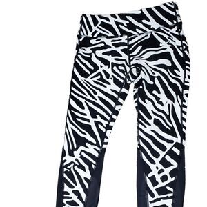 Nike Black & White Zebra Print  April Leggings